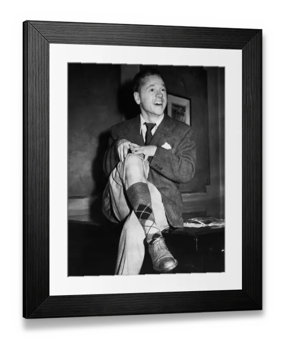 Framed Print : Actor Mickey Rooney Showing Off His Calf Framed Print : Actor Mickey Rooney Showing Off His Calf