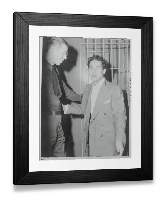 Framed Print : Charles Chaplin Jr. in Prison Framed Print : Charles Chaplin Jr. in Prison