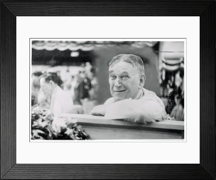 Framed Print : H. L. Mencken Sitting With His Arm Propped