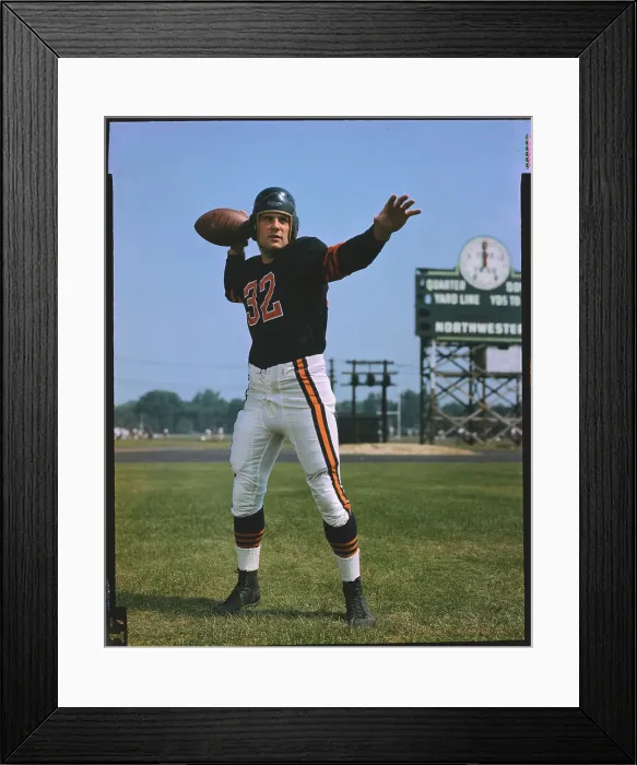 Framed Print : Johnny Lujack in Throwing Position Framed Print : Johnny Lujack in Throwing Position