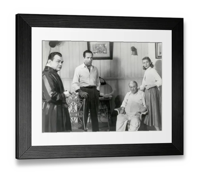 Framed Print : Scene from Movie Key Largo Framed Print : Scene from Movie Key Largo