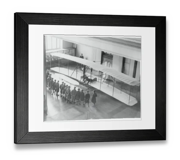 Framed Print : Wrights Brothers Plane in London Framed Print : Wrights Brothers Plane in London