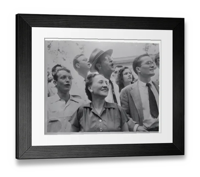 Framed Print : Protesters Shouting at Political Candidate Framed Print : Protesters Shouting at Political Candidate