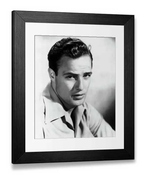 Framed Print : Actor Marlon Brando Framed Print : Actor Marlon Brando