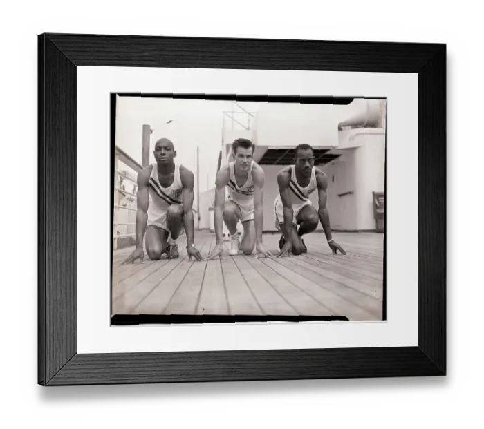 Framed Print : US Track Hopefuls at Olympics Framed Print : US Track Hopefuls at Olympics