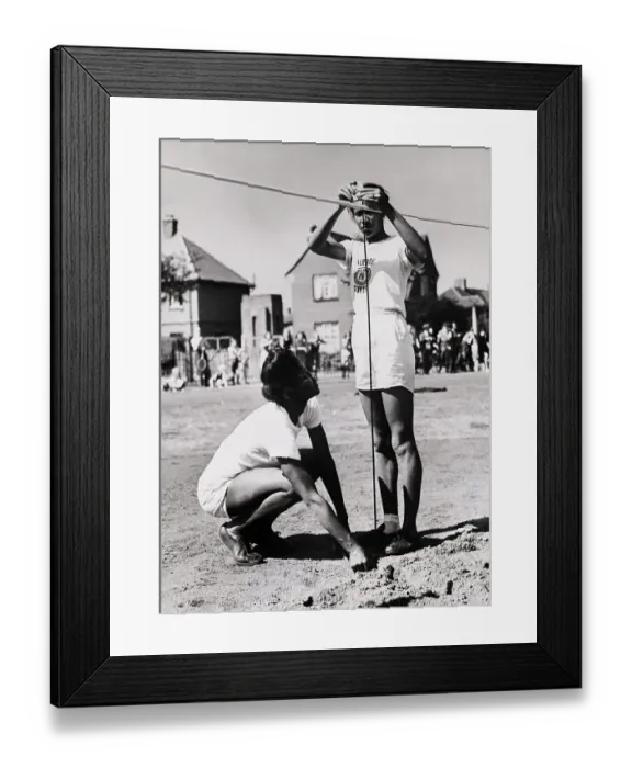 Framed Print : Emma Reed and Alice Coachman Practice Framed Print : Emma Reed and Alice Coachman Practice