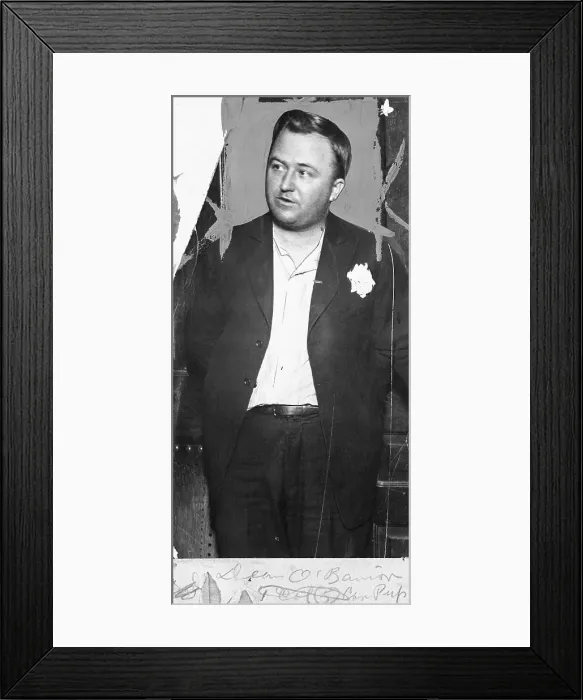 Framed Print : Chicago Gangster Dion O'bannion Framed Print : Chicago Gangster Dion O'bannion