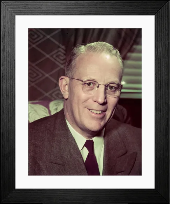 Framed Print : Portrait of California Governor Earl Warren Framed Print : Portrait of California Governor Earl Warren
