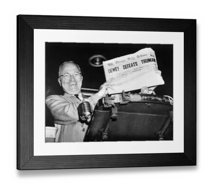 Framed Print : President Harry S. Truman