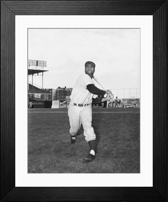 Framed Print : Roy Campanella at Batting Practice Framed Print : Roy Campanella at Batting Practice