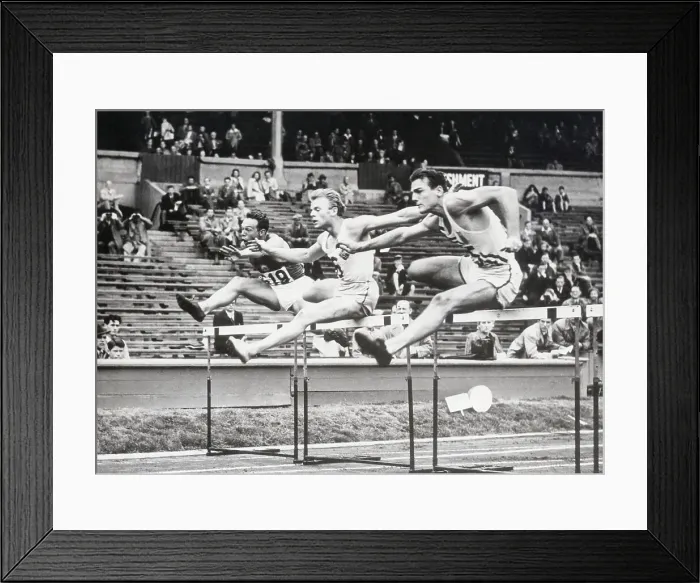 Framed Print : Bob Mathias In Decathalon In 1948 Framed Print : Bob Mathias In Decathalon In 1948