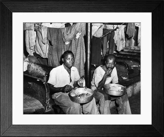 Framed Print : Gold Miners In South Africa Framed Print : Gold Miners In South Africa