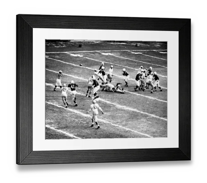 Framed Print : Football Championship Game Framed Print : Football Championship Game