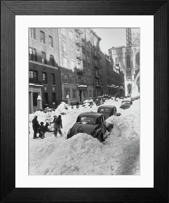 Framed Print : Great Blizzard Of 1947 Framed Print : Great Blizzard Of 1947