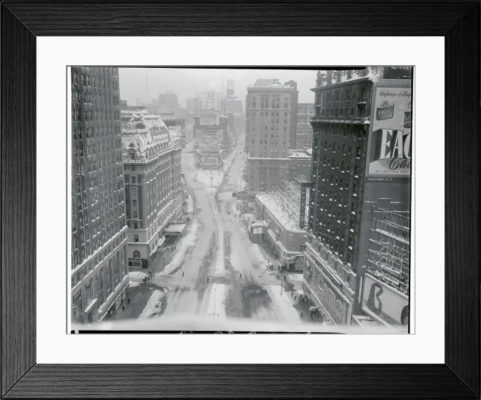 Framed Print : Aerial View of Times Square Framed Print : Aerial View of Times Square