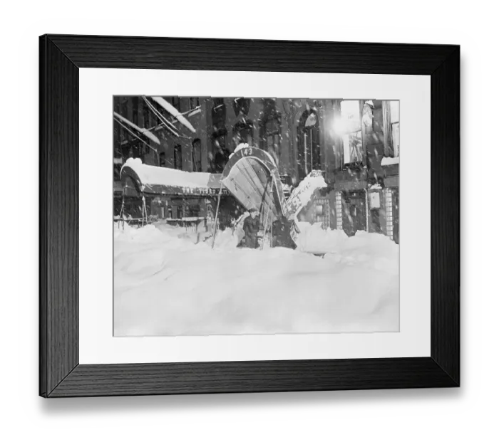 Framed Print : Restaurant Awning Collapsed from Snow Framed Print : Restaurant Awning Collapsed from Snow