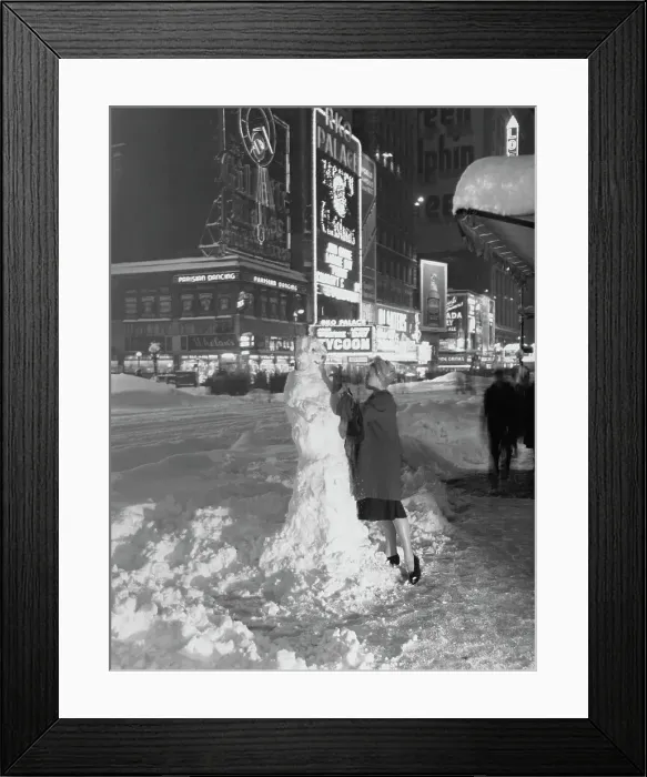 Framed Print : Great Blizzard Of 1947 Framed Print : Great Blizzard Of 1947