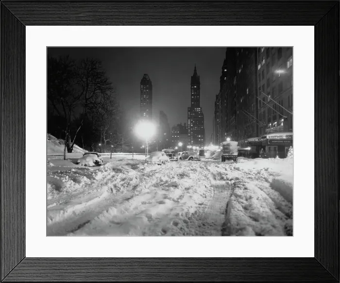 Framed Print : Great Blizzard Of 1947 Framed Print : Great Blizzard Of 1947