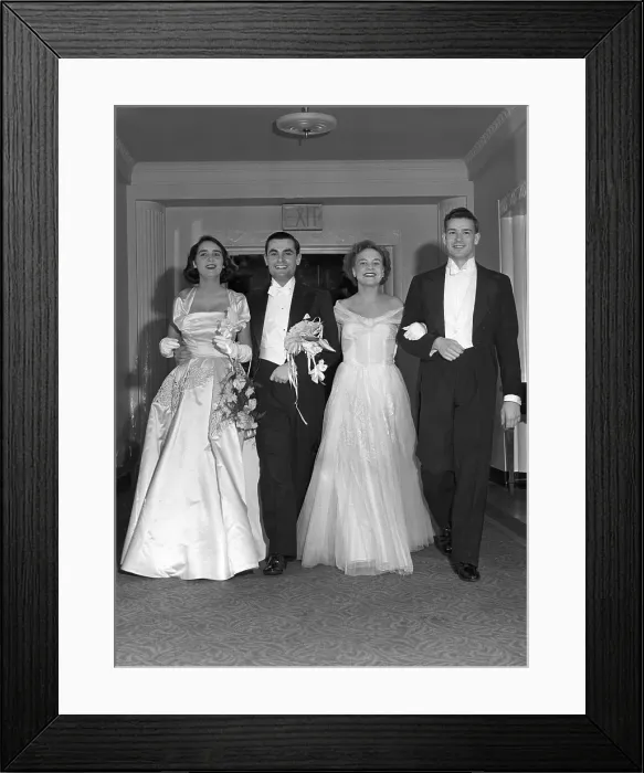 Framed Print : Attending a Debutante Ball Framed Print : Attending a Debutante Ball