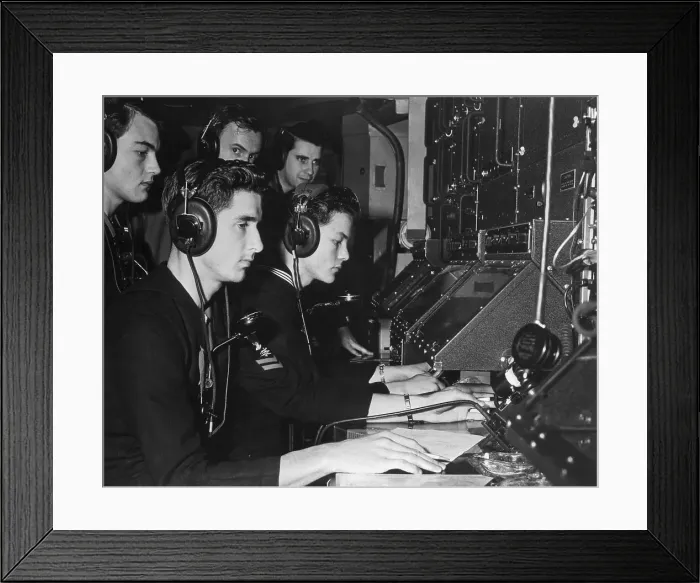 Framed Print : Ground Control Employees at The Panel