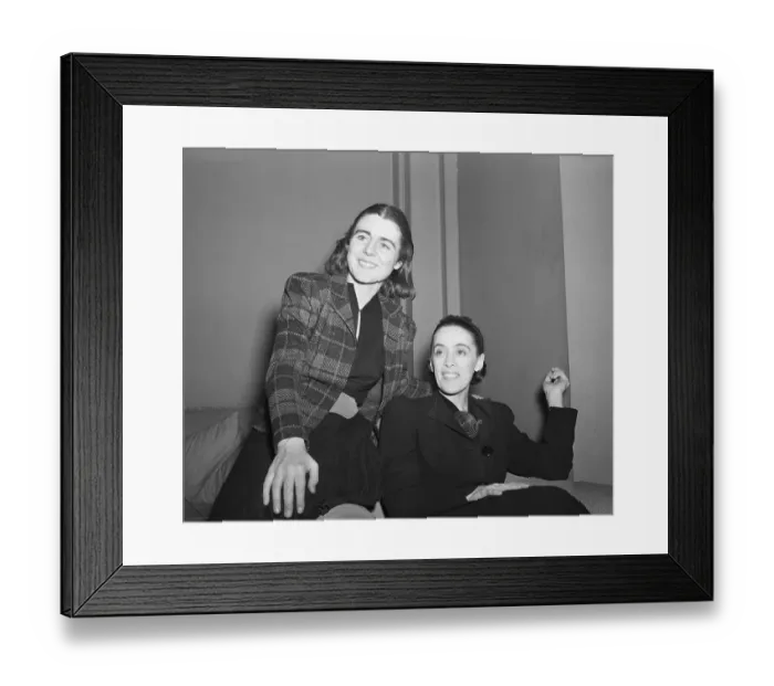 Framed Print : Martha Graham and Another Woman Framed Print : Martha Graham and Another Woman
