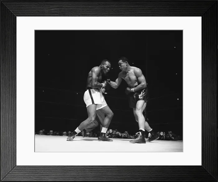 Framed Print : Joe Walcott And Joe Louis