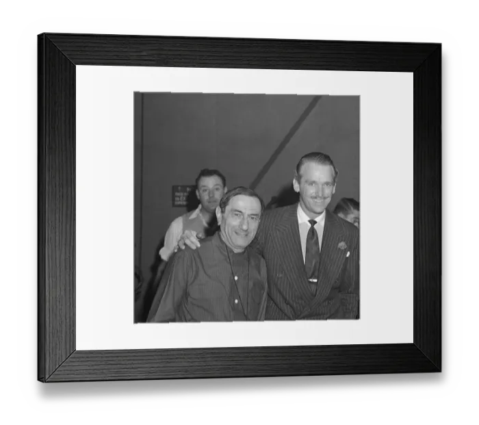 Framed Print : Director Ernst Lubitsch with Douglas Fairbanks, Jr Framed Print : Director Ernst Lubitsch with Douglas Fairbanks, Jr