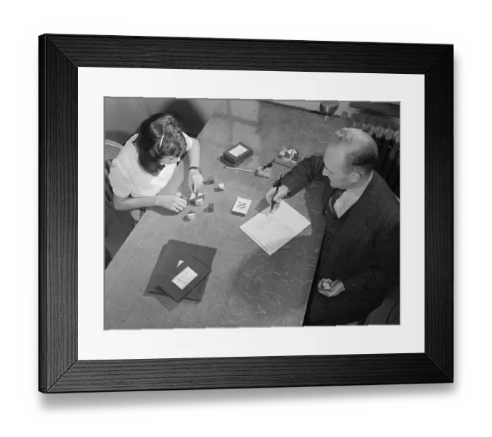 Framed Print : Student Being Tested Framed Print : Student Being Tested