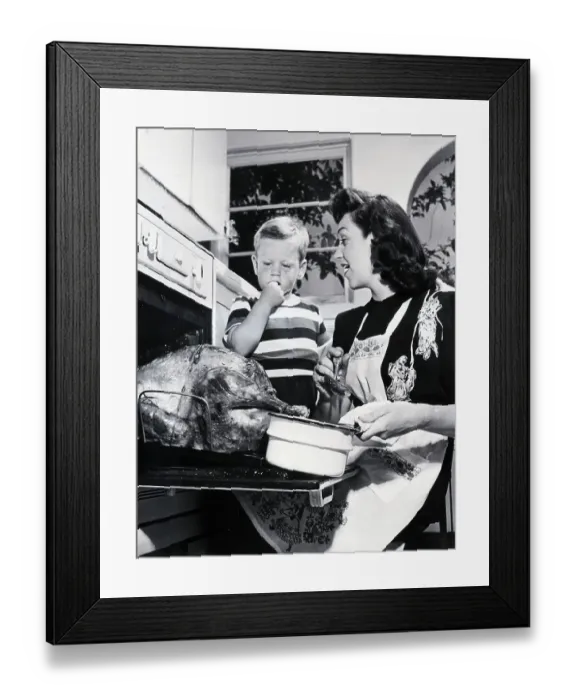 Framed Print : Rise Stevens Cooking Thanksgiving Turkey Framed Print : Rise Stevens Cooking Thanksgiving Turkey