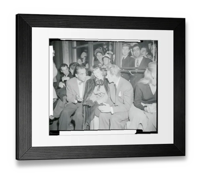 Framed Print : Humphrey Bogart Conferring with Colleagues Framed Print : Humphrey Bogart Conferring with Colleagues