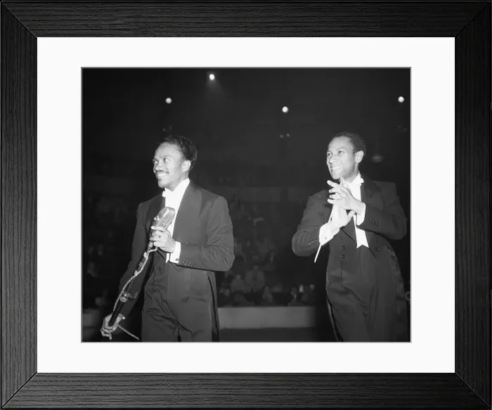 Framed Print : Nicholas Brothers at Medrano Circus Framed Print : Nicholas Brothers at Medrano Circus