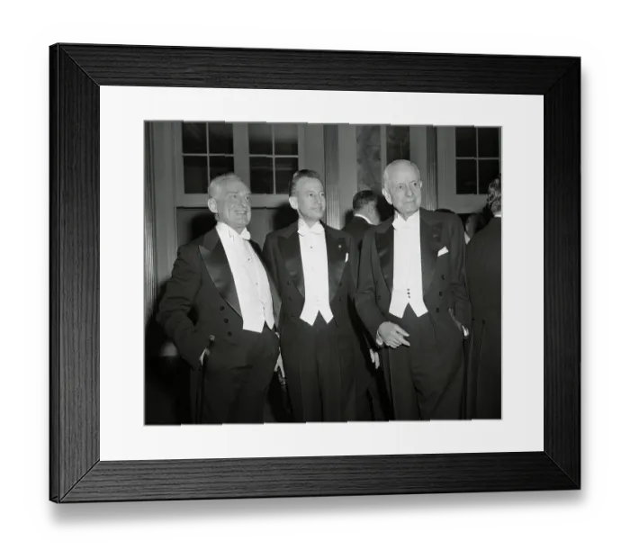 Framed Print : Businessmen at Banquet Framed Print : Businessmen at Banquet