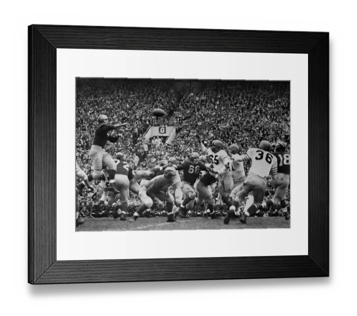 Framed Print : Gene Derricotte Univ of Michigan football player