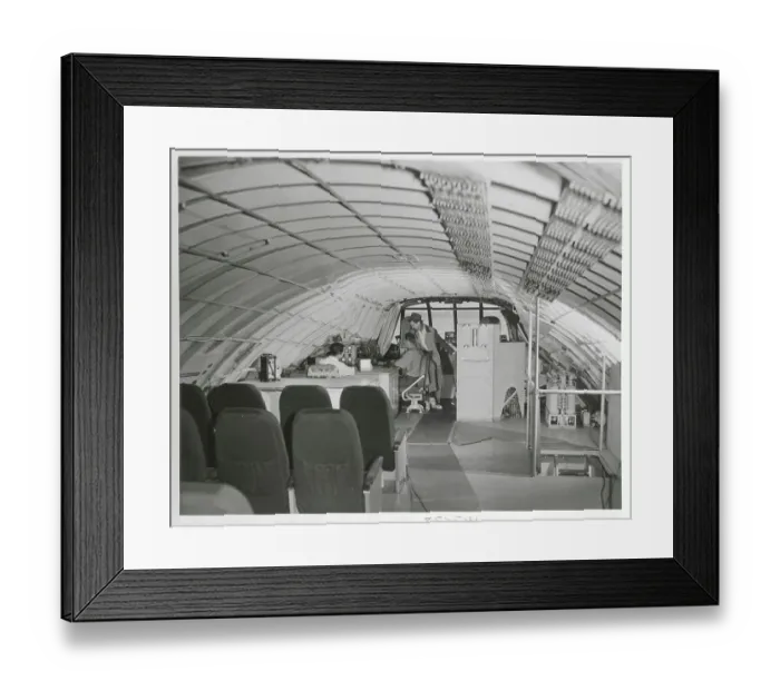 Framed Print : Howard Hughes on Flight Deck of His'Spruce Goose Framed Print : Howard Hughes on Flight Deck of His'Spruce Goose