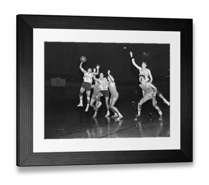 Framed Print : Wat Misaka of the New York Knickerbockers Framed Print : Wat Misaka of the New York Knickerbockers