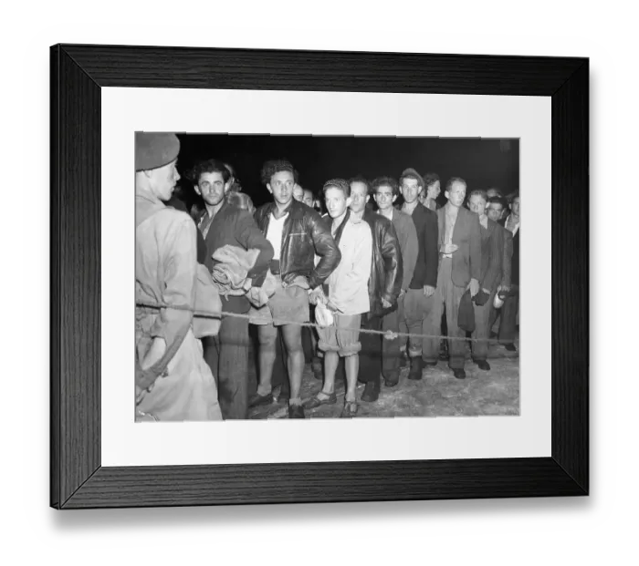 Framed Print : Emigrants Lined Up; Trying To Enter Pale Framed Print : Emigrants Lined Up; Trying To Enter Pale