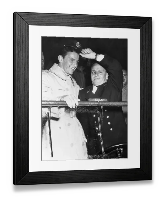 Framed Print : Frank Sinatra and His Father Martin in Hoboken Framed Print : Frank Sinatra and His Father Martin in Hoboken