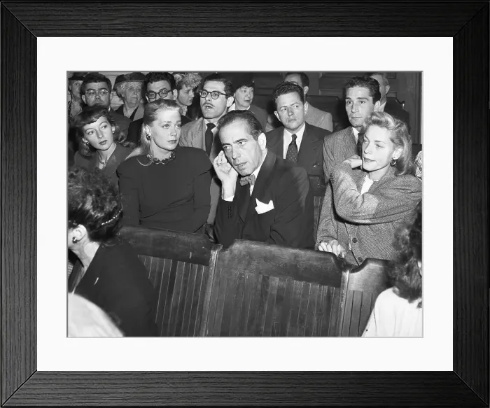 Framed Print : Film Stars Protest Communism Allegations Framed Print : Film Stars Protest Communism Allegations