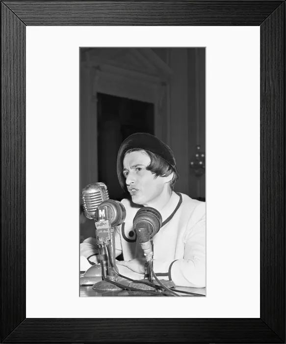 Framed Print : Author Ayn Rand Testifying Before House Framed Print : Author Ayn Rand Testifying Before House