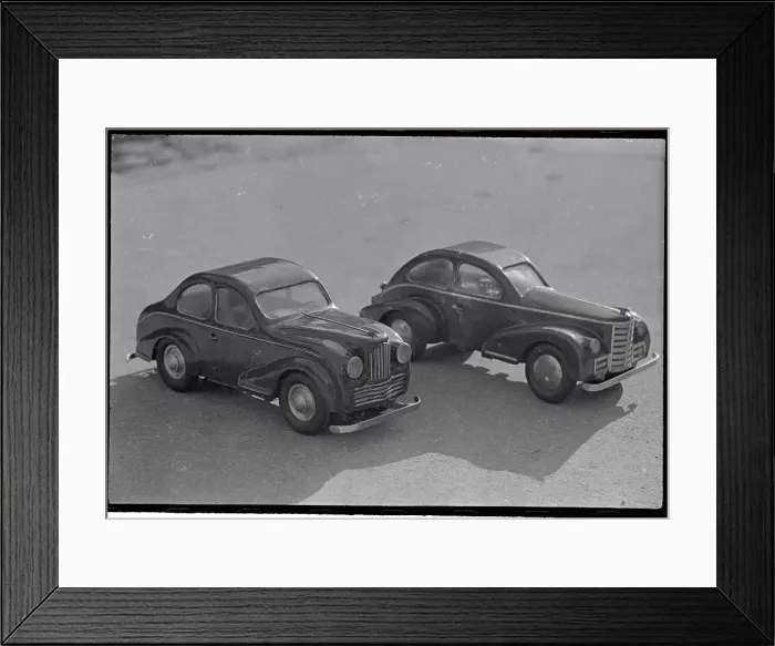 Framed Print : Two Model Size Cars Framed Print : Two Model Size Cars