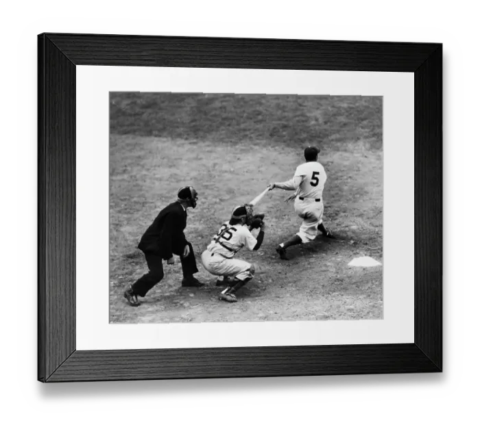 Framed Print : Cookie Lavagetto at Bat During World Series Game Framed Print : Cookie Lavagetto at Bat During World Series Game