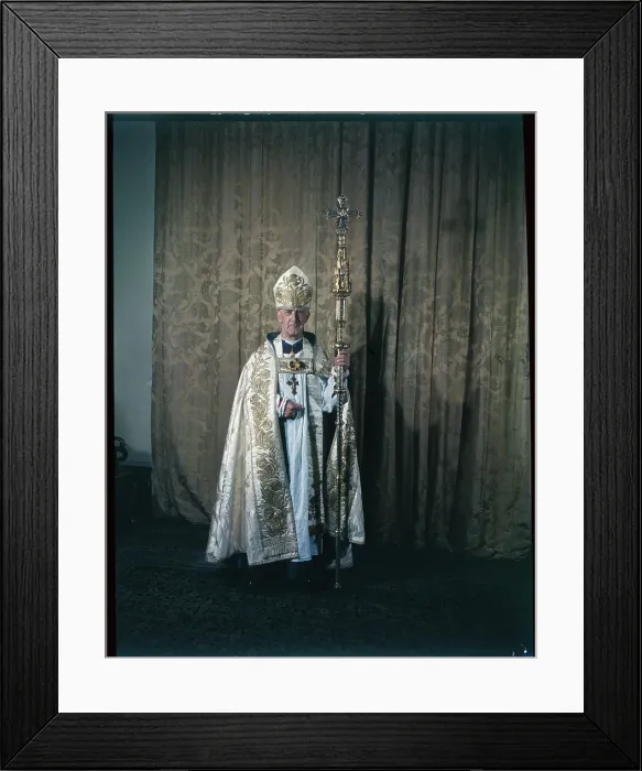 Framed Print : Portrait of Archbishop Geoffrey Fisher Framed Print : Portrait of Archbishop Geoffrey Fisher