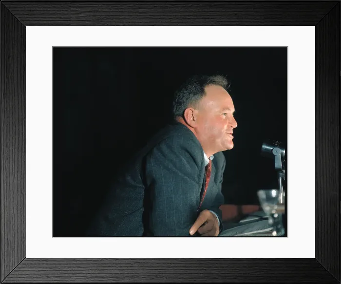 Framed Print : Maurice Thorez Giving a Speech Framed Print : Maurice Thorez Giving a Speech