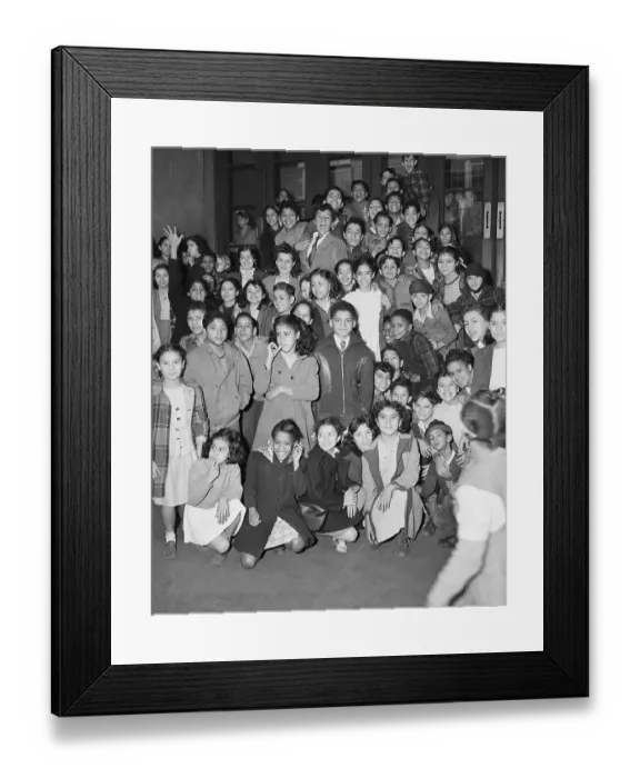 Framed Print : Harlem Schoolchildren Framed Print : Harlem Schoolchildren