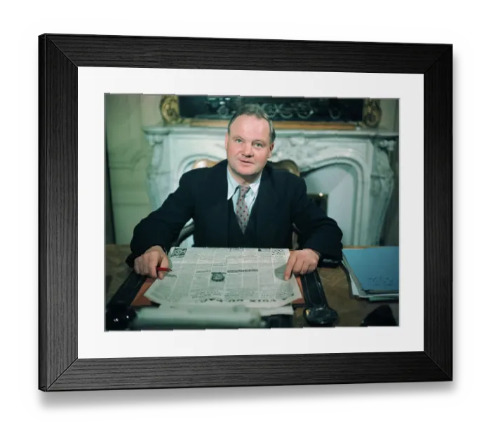 Framed Print : Portrait of Maurice Thorez Framed Print : Portrait of Maurice Thorez