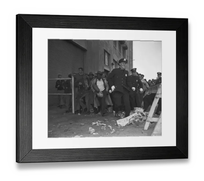 Framed Print : Crowd Running to Entrance of Baseball Stadium Framed Print : Crowd Running to Entrance of Baseball Stadium