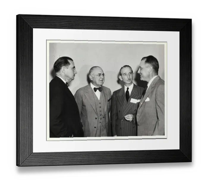 Framed Print : Juan Trippe Talking to Publishers Framed Print : Juan Trippe Talking to Publishers