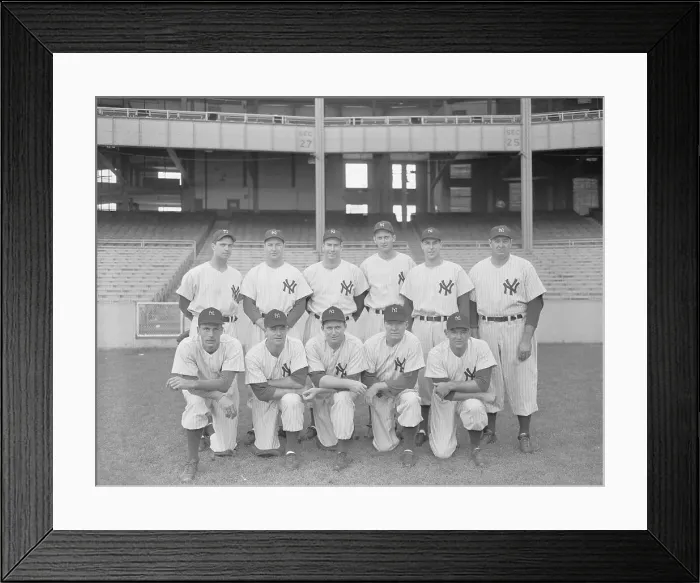 Framed Print : Portrait of New York Yankees Pitching Staff Framed Print : Portrait of New York Yankees Pitching Staff