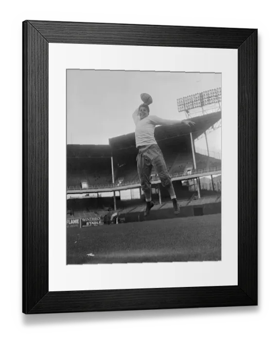 Framed Print : Otto Graham Throwing Pass Framed Print : Otto Graham Throwing Pass