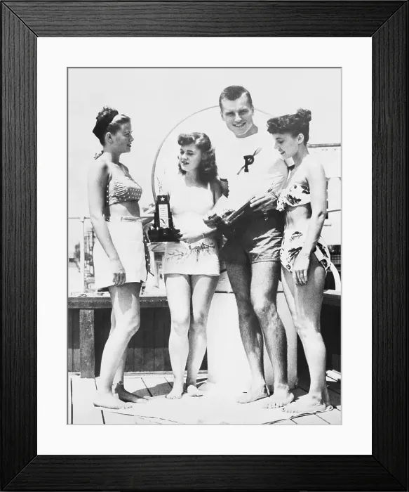 Framed Print : Friends Standing on Rooftop Framed Print : Friends Standing on Rooftop